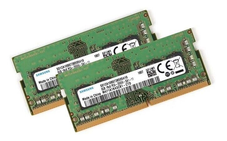 16GB kit 2x8GB DDR4 2666Mhz SODIMM RAM 2X M471A1K43CB1-CTD: Amazon